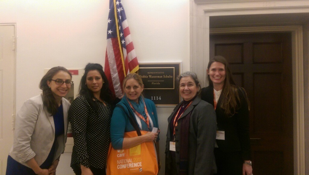 CARE supporters on Capital Hill