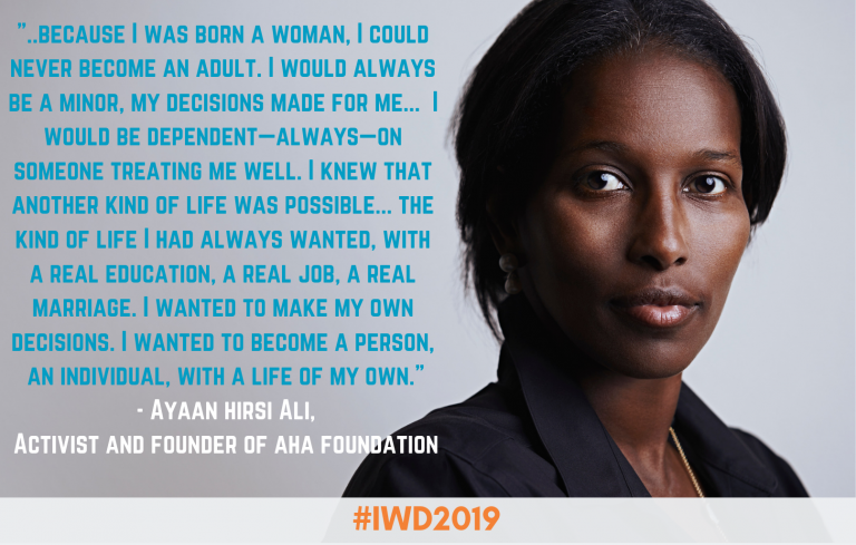 Ayaan Hirsi Ali quote - The AHA Foundation
